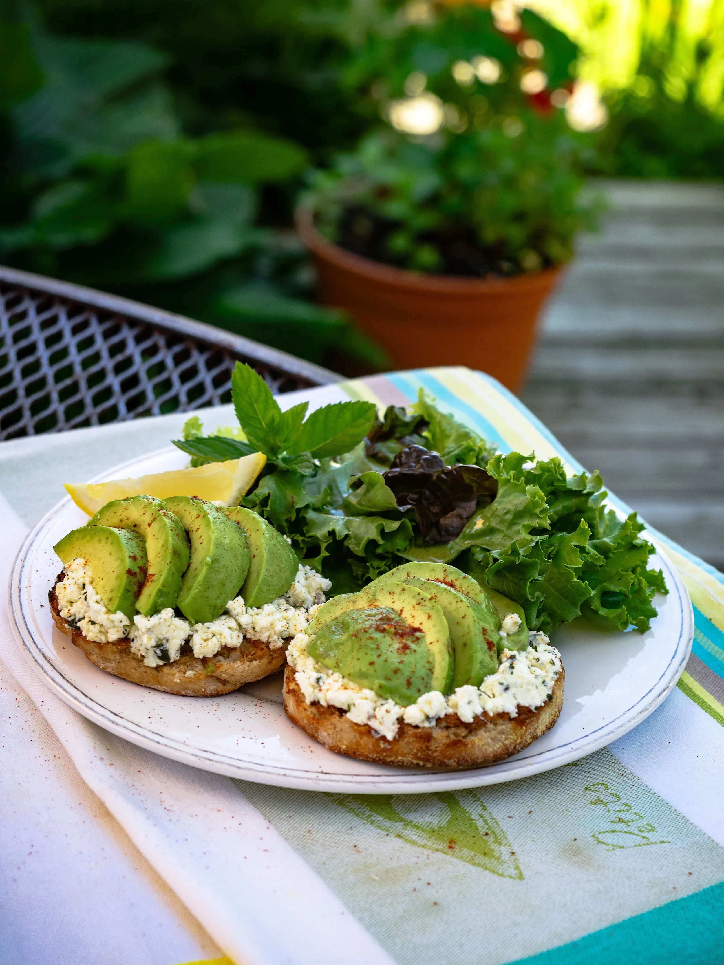 Avocado Toast with Herbed Feta