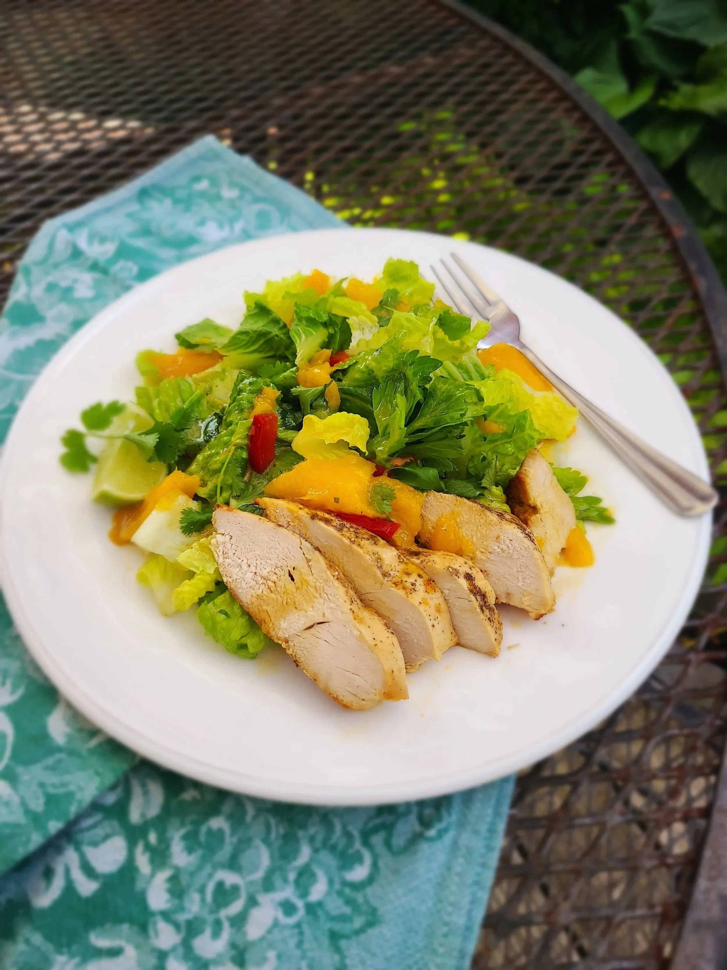 Mango Salad with Asian Chicken