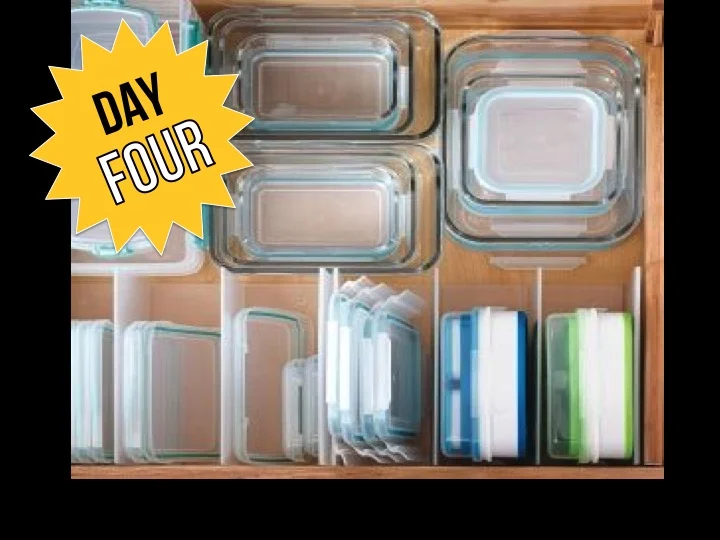 Organize Your Plastic Containers: Day 4 of the Tidiness Challenge
