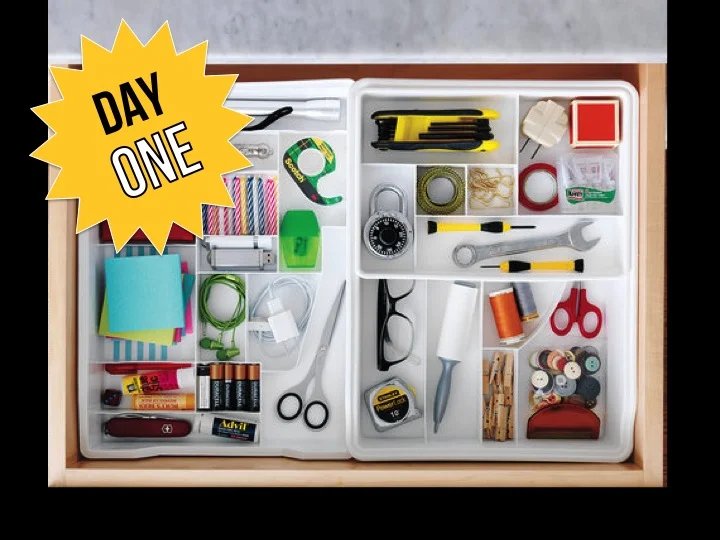 Organize a Drawer: Day 1 of the Tidiness Challenge