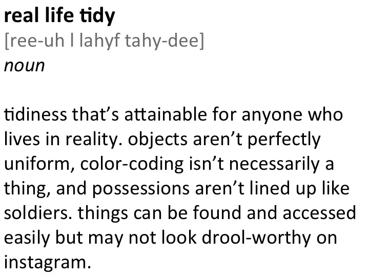 Real Life Tidy