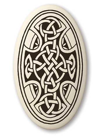 Celtic Cross - Oval — Touchstone Pottery