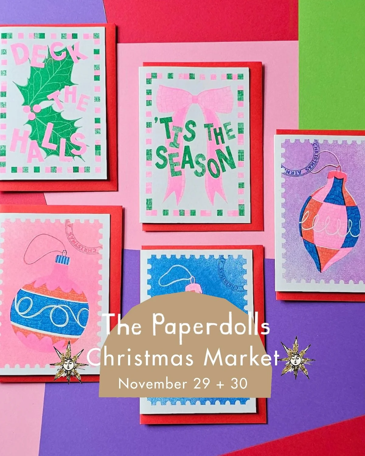 ⭐️ 5 Days to go ⏳⭐️
We&rsquo;re just days away now until our Christmas market and this week will be a busy one for our stallholders as they make their final preparations; labelling stock, packing up cards, unloading the kiln, sewing up lose ends, pri