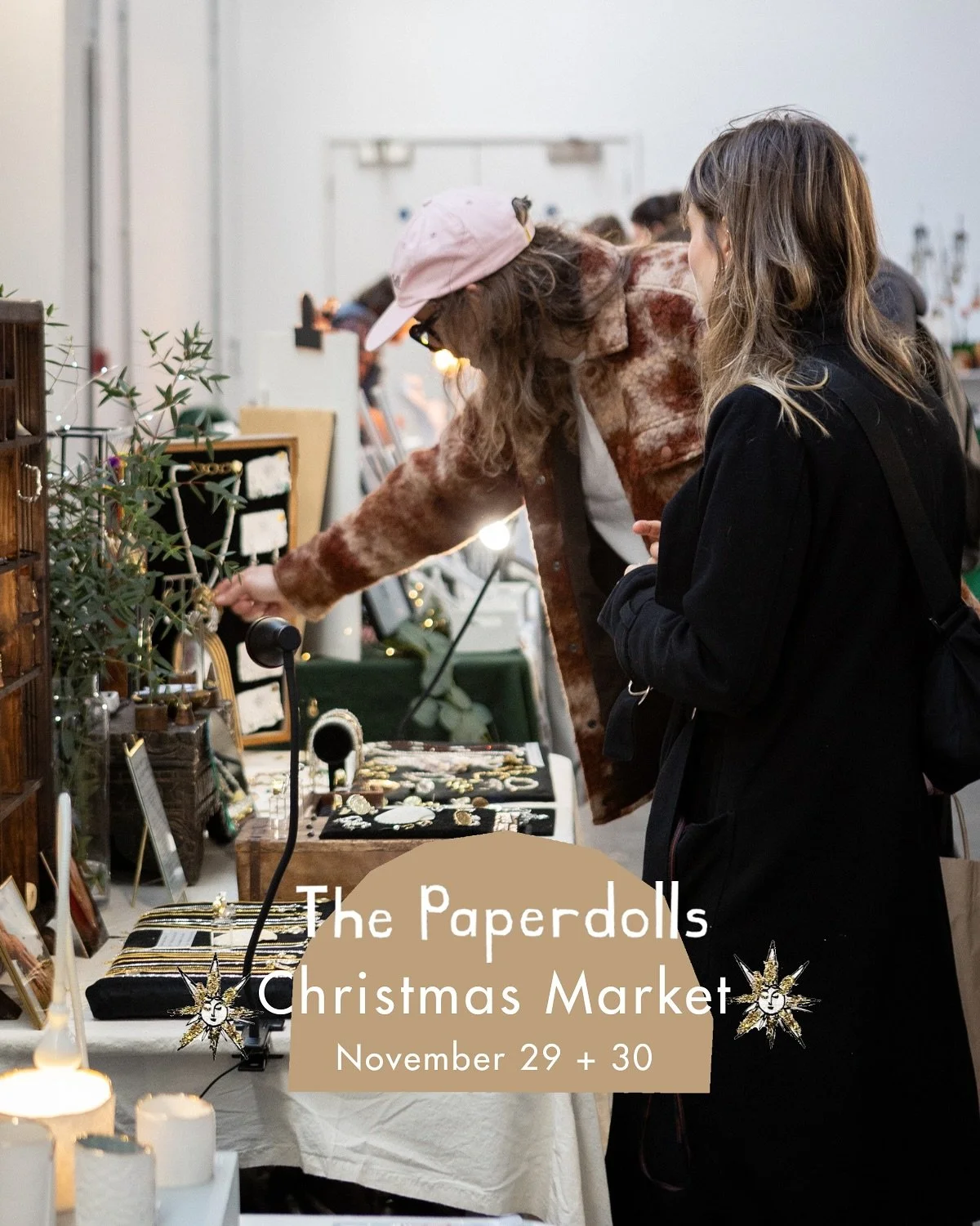 ⭐️ CHRISTMAS SHOPPING AT THE PAPERDOLLS MARKET⭐️
When do you start yours? We&rsquo;re saving all our Christmas shopping for the weekend of November 29 + 30 where we can shop from over 50 stalls selling specialist, handmade gifts for every style and t