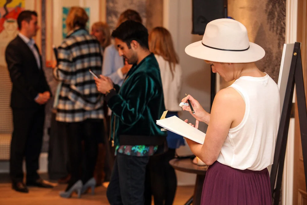 Live Portraits by Willa Gebbie for the Jockey Club