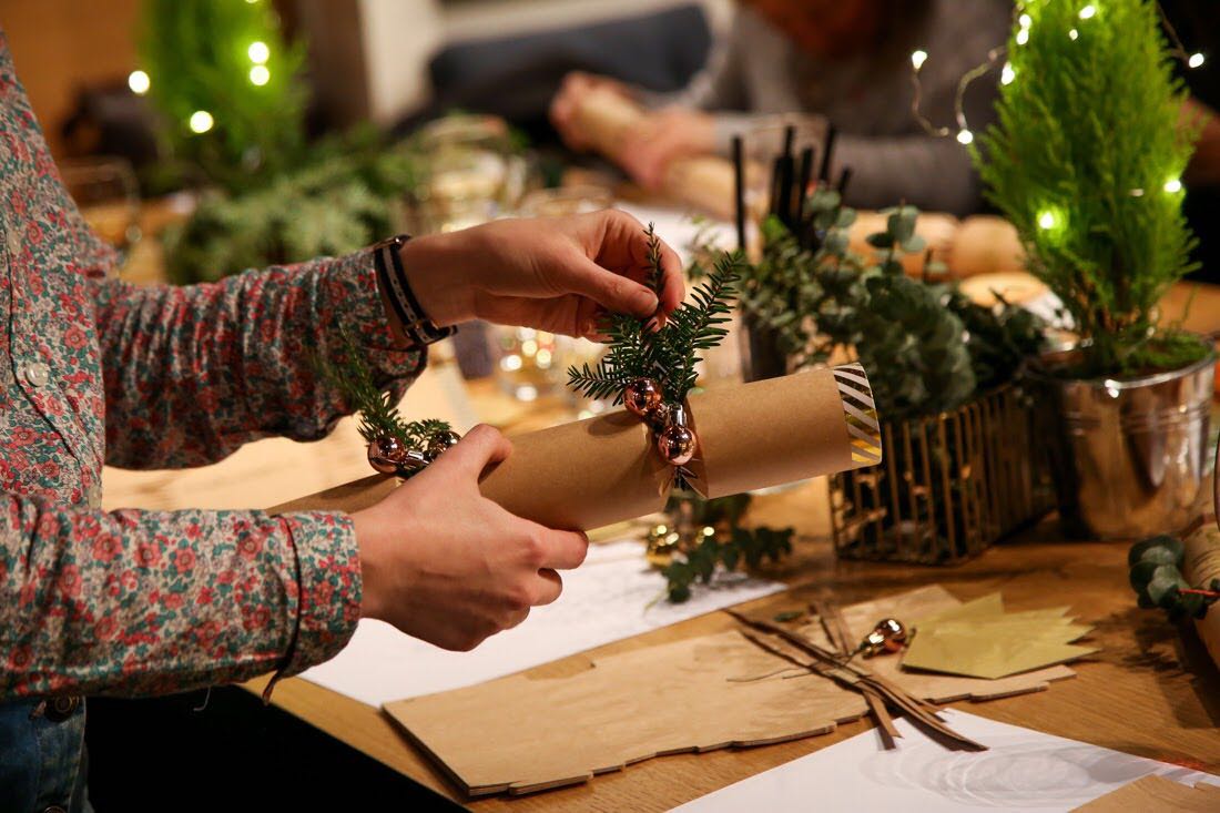 Emma Block Christmas cracker bespoke creative workshop