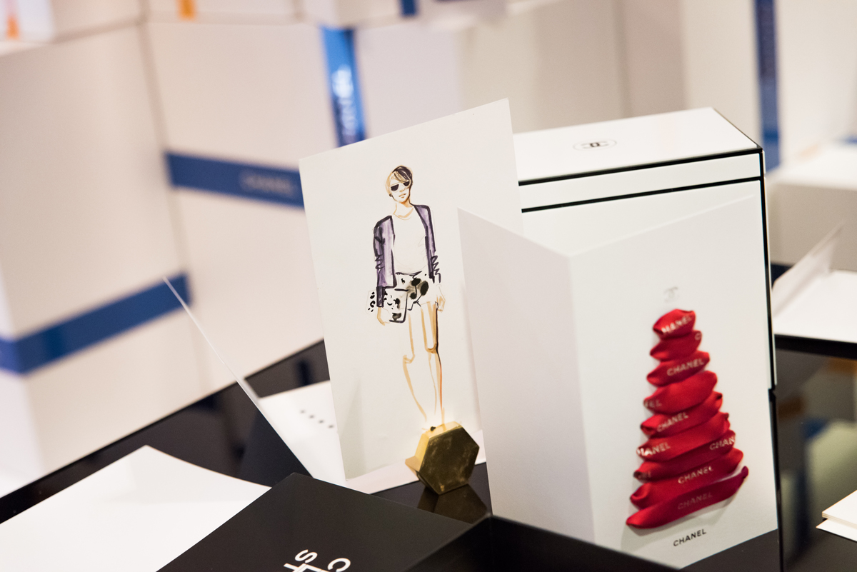 live illustration london - Chanel harrods Willa Gebbie