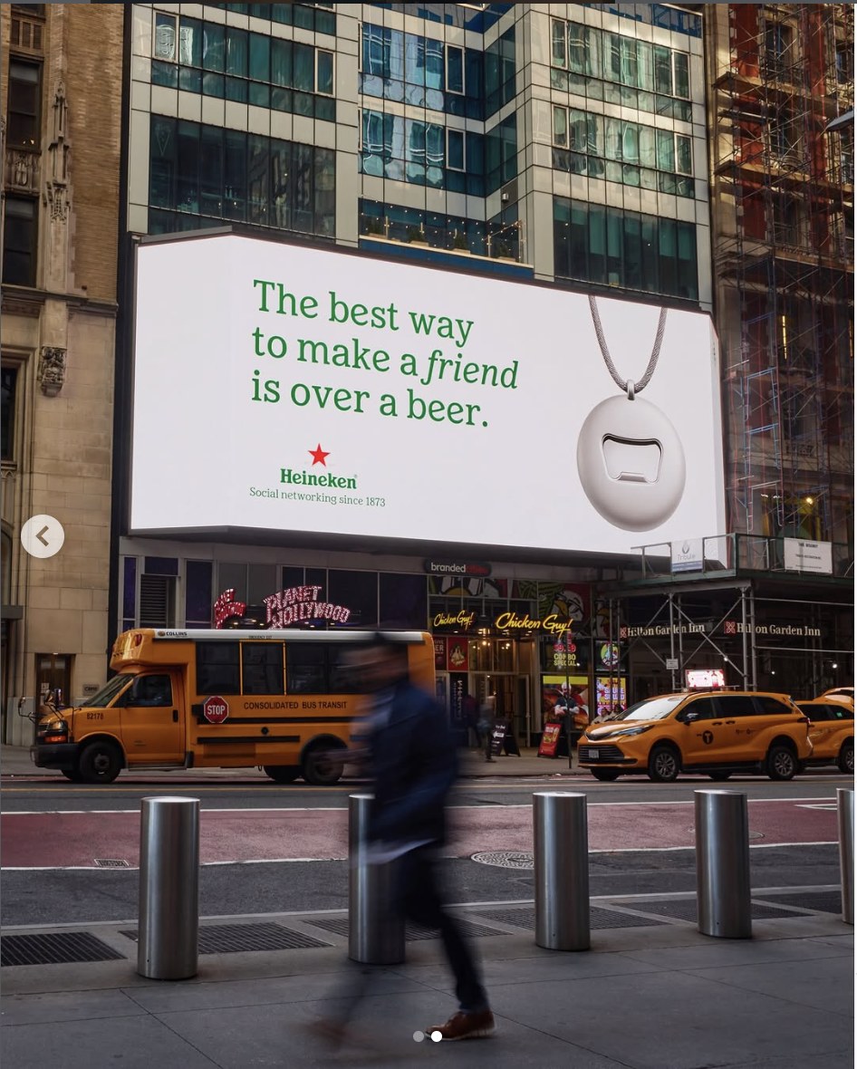 Heineken Friends Pendant Social 