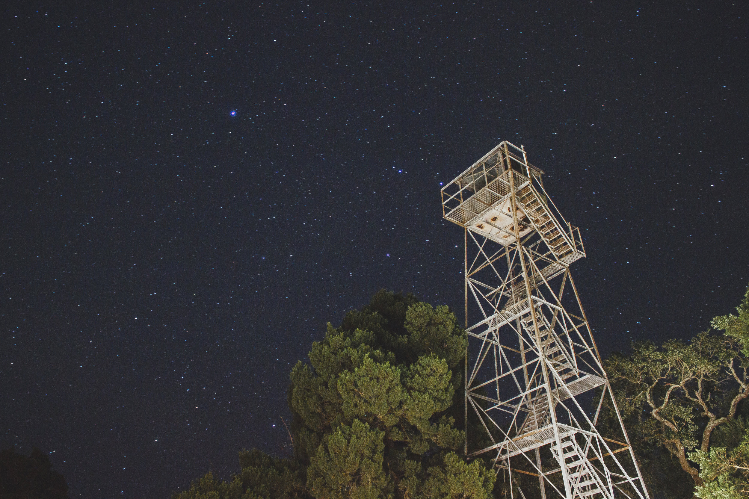 The watchtower at Baruch Institute on the South Carolina coast