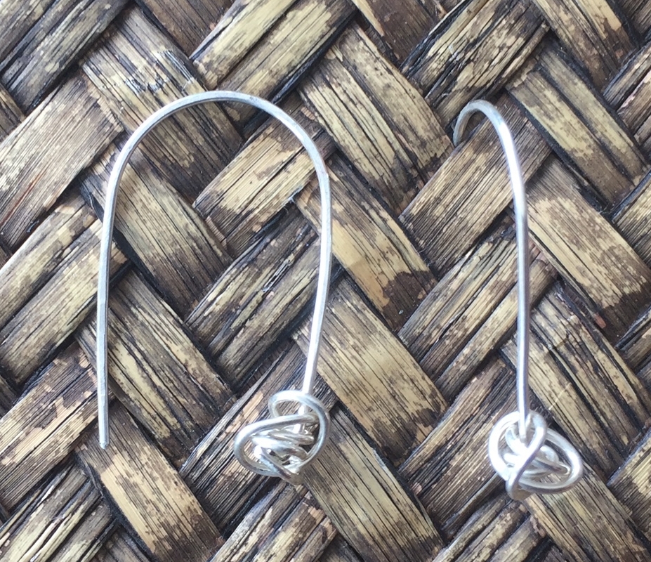 Simple Sterling Silver drop earrings