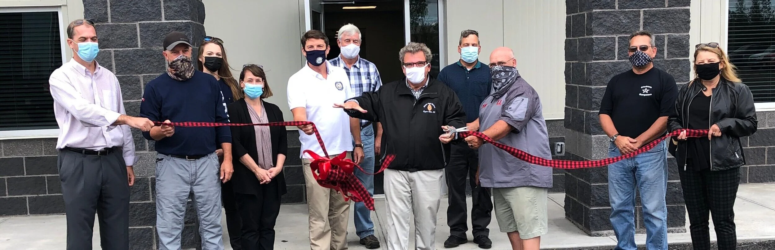 Village leaders host open house for new 3 million modern garage