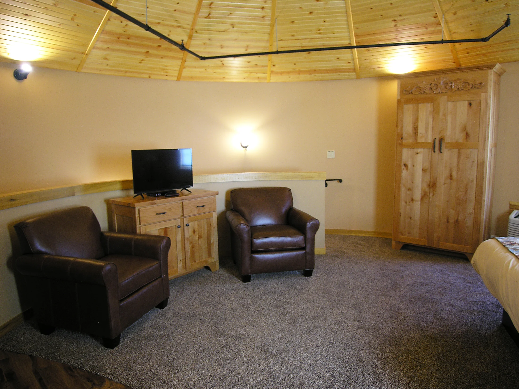 Silo Suite upstairs sitting area