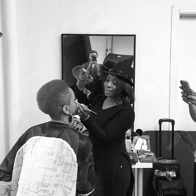   Sharaya J Banji  behind the scenes.&nbsp;Photoshoot by  Harold Julian . 