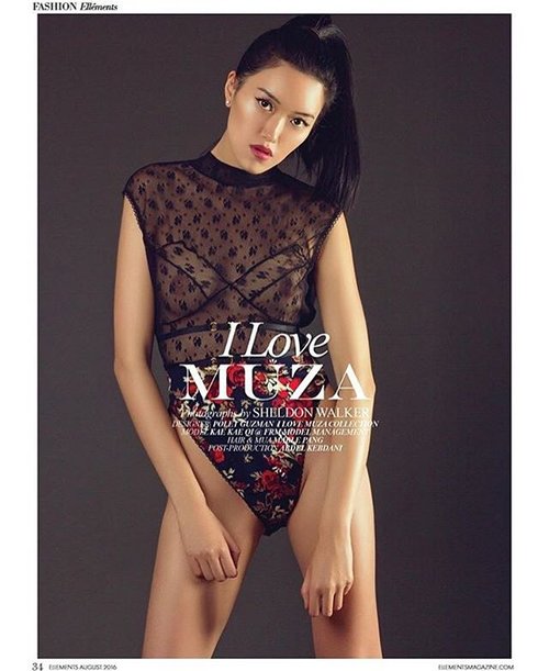 Kae Kae Qi shot by Sheldon Walker for Ellements Magazine