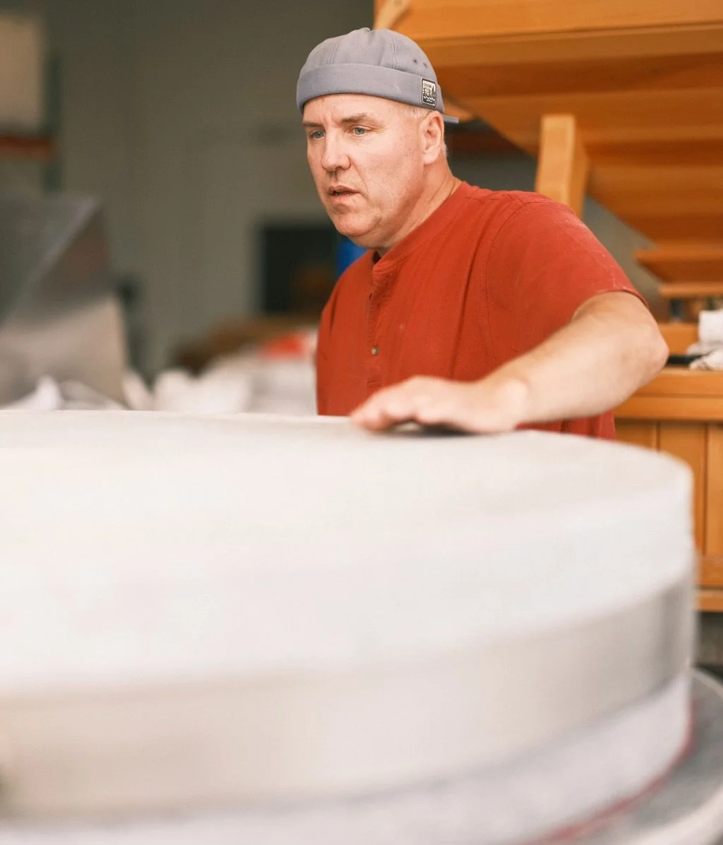 Stone Dressing with millwright Tass Jansen