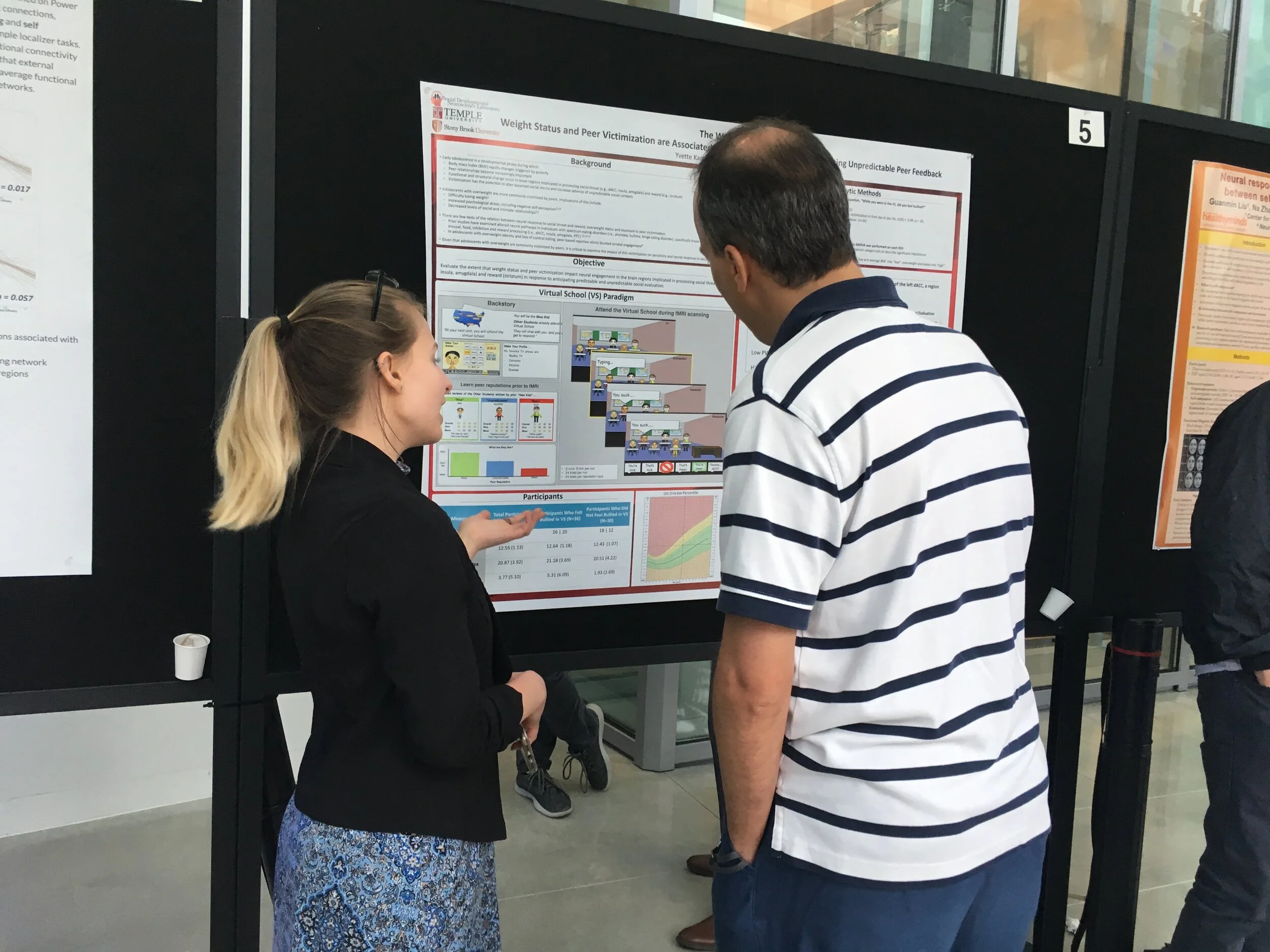  Yvette presenting her poster at SANS - May 2019 