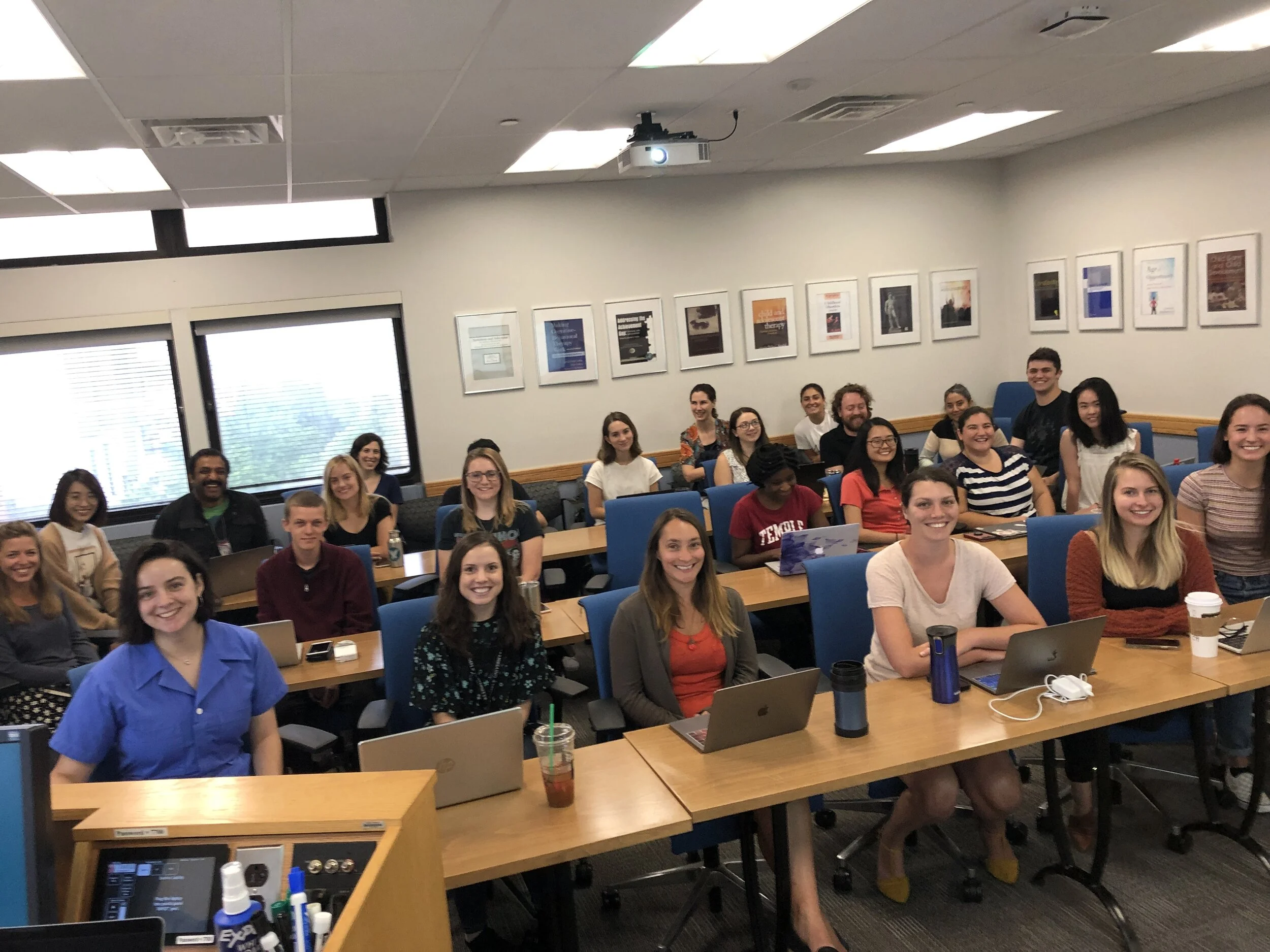  Our first meeting of the Social Neuroscience Journal Club, led by Dr. Jarcho! Fall 2019 