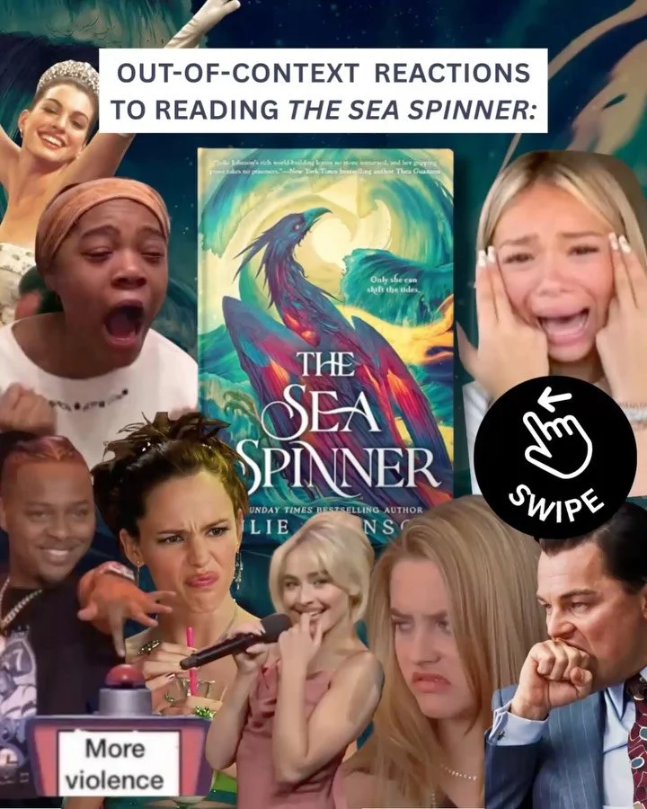please enjoy these out-of-context meme reactions to reading THE SEA SPINNER (but please beware of potential spoilers if you haven&rsquo;t finished book two yet) 🤭 hehehe 

#fantasybookstagram #fantasybooks #fantasybooklover #romantasybooks #romantas