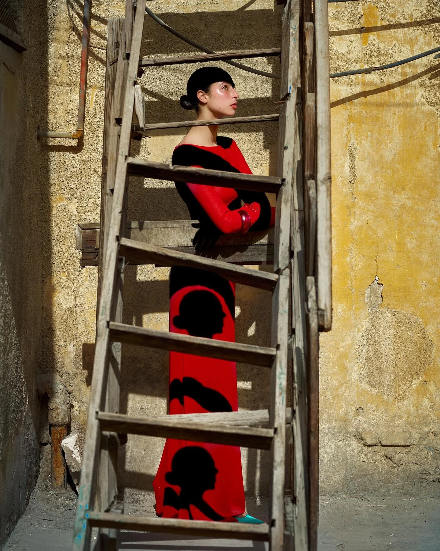 &lsquo;Beware the Dog- إحترس من الكلب&rsquo;; 
new work 2025 out now! 

Photographer &amp; Art director: @bassam_allam 
Model: @yasminehany__ @unnmodels 
Makeup artist: @kikibeautique
Styling: @ahmedwsorour @deenaelrayan

42C sun on a rooftop in old 