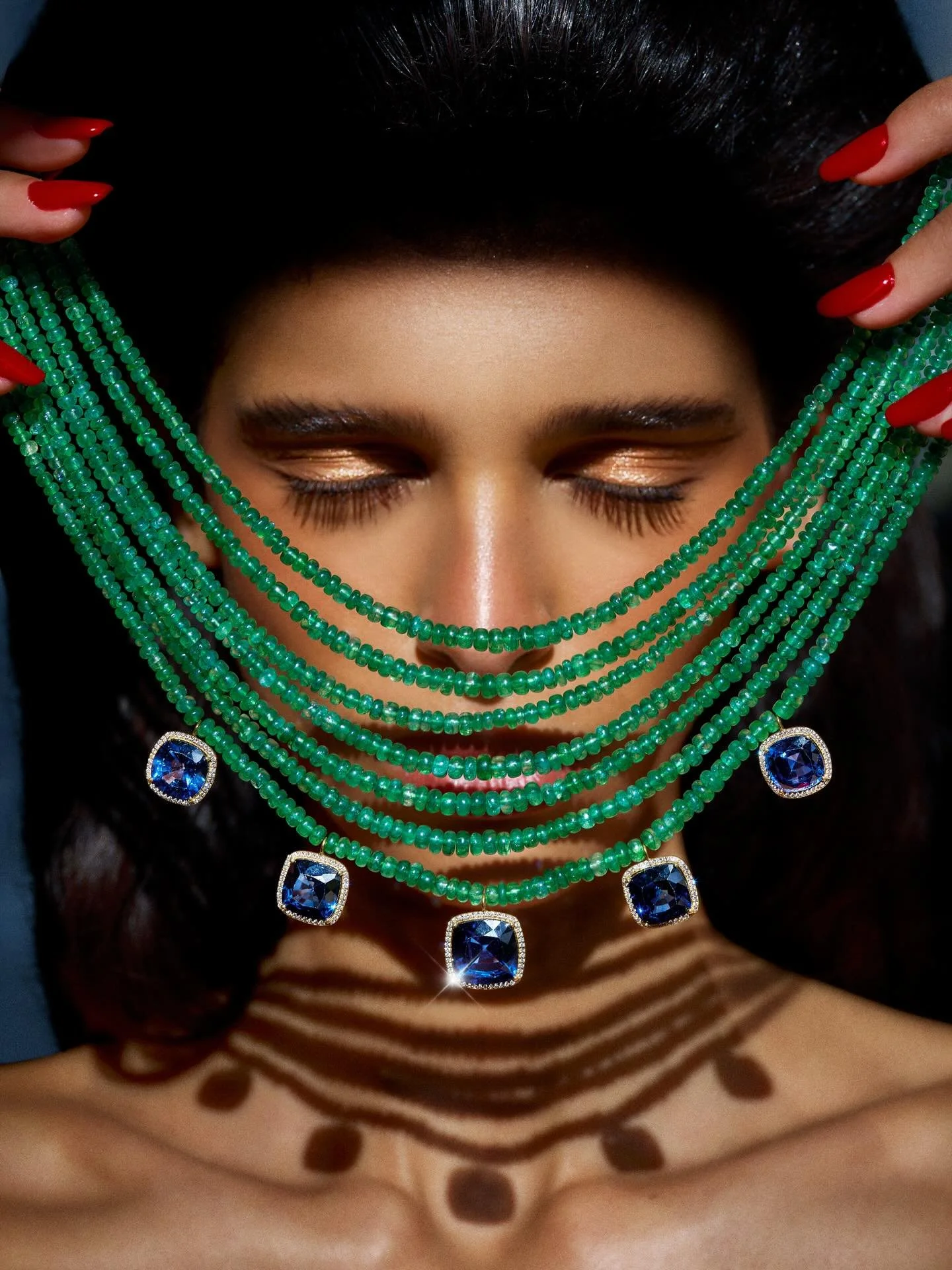 New commercial campaign for @dimajewellery 2026 ; Photographed at the historical 1907 Aisha Fahmy Palace in the heart of Cairo. 

Photography &amp; Creative Direction: @bassam_allam
Styling: @ahmedwsorour
Model: @enjiiezzat
Makeup: @agneshkah
Hair: @