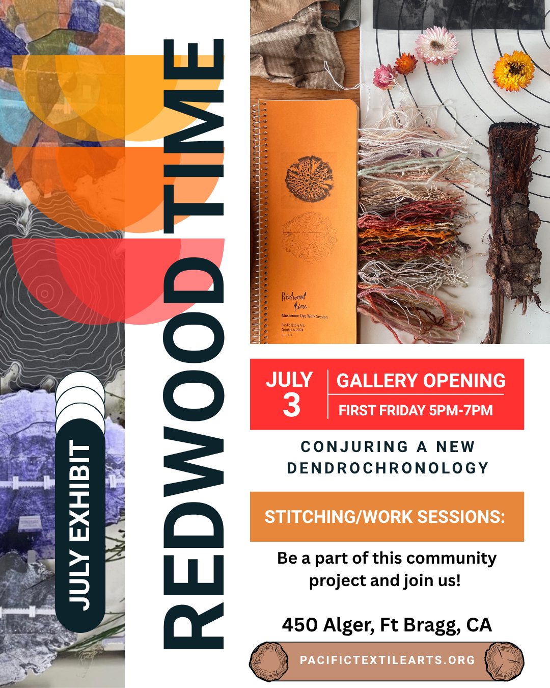 Redwood Time at Pacific Textile Arts