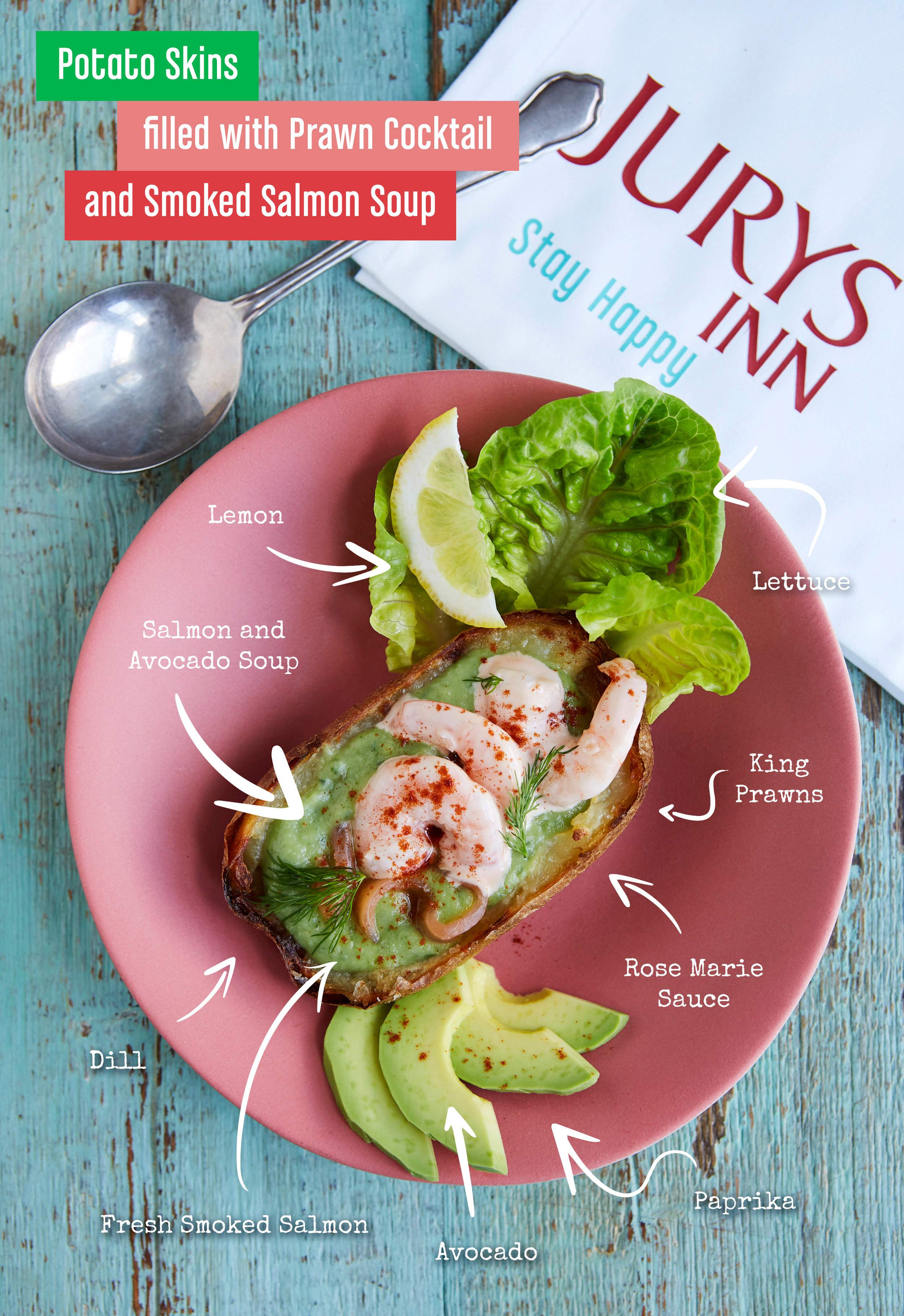 Jury's Inn Stay Happy campaign: recipe development and styling.