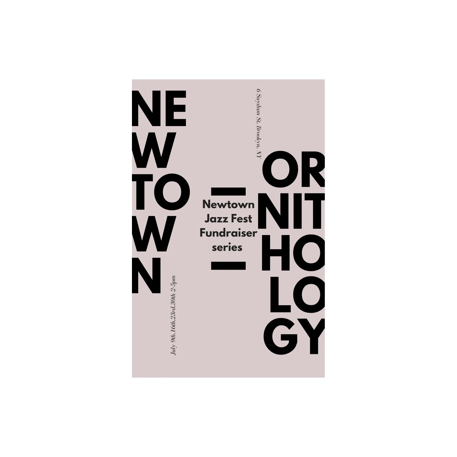 Newtown Jazz Fest Fundraiser Series @ ORNITHOLOGY 