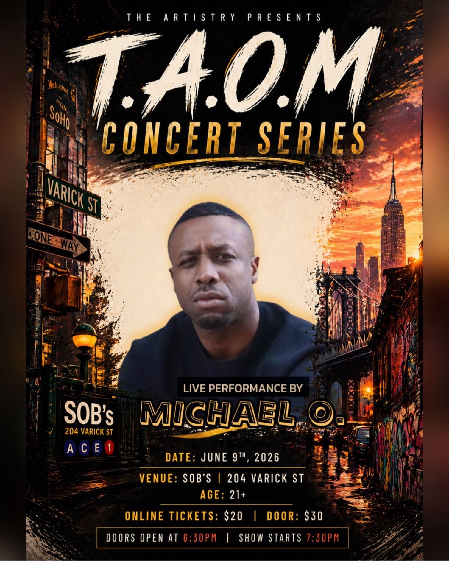 June 9th we&rsquo;re taking over SOB&rsquo;s for a vibe you don&rsquo;t want to miss 🔥 I&rsquo;ll be performing live at @theartofmuzic_ concert series, so pull up ready to dance and sing 🎶✨

Ticket link in bio 🎟️

#event #performance #nyc #thingst
