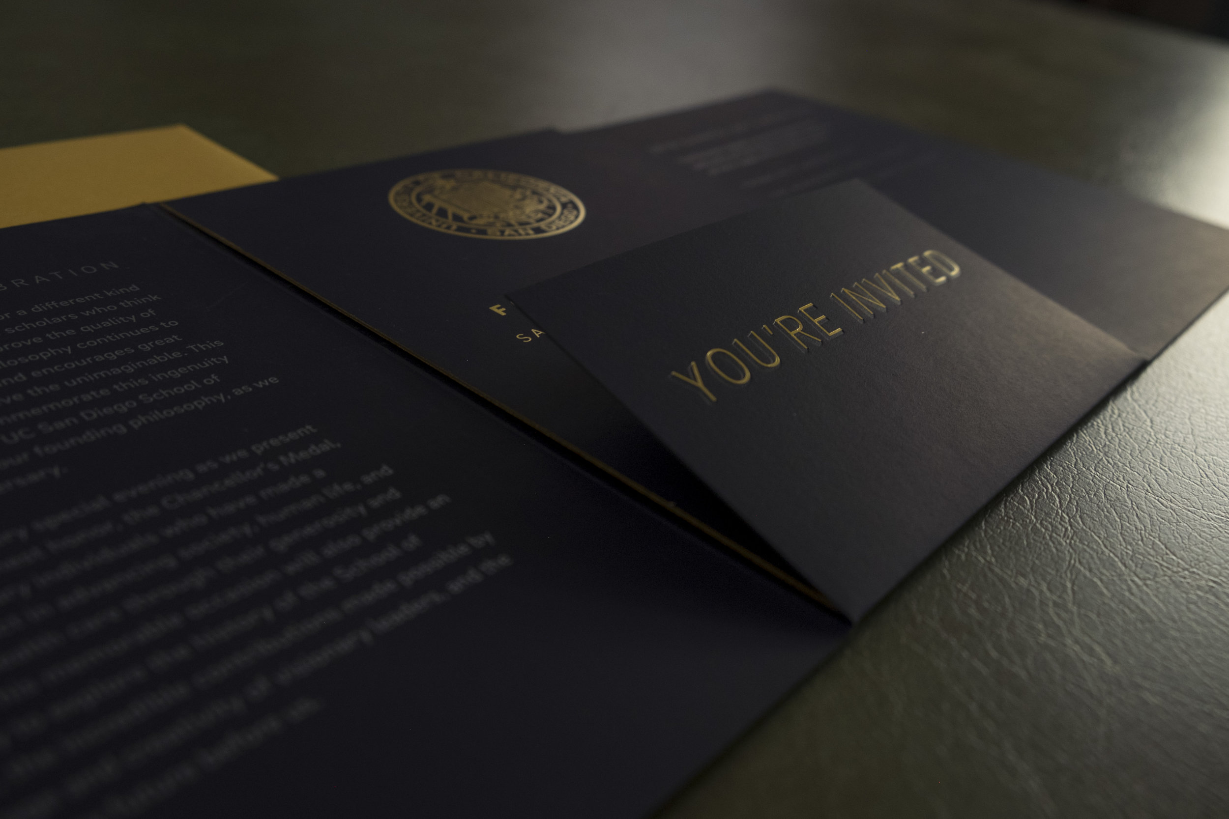 2018 Founders Dinner Invitation Suite