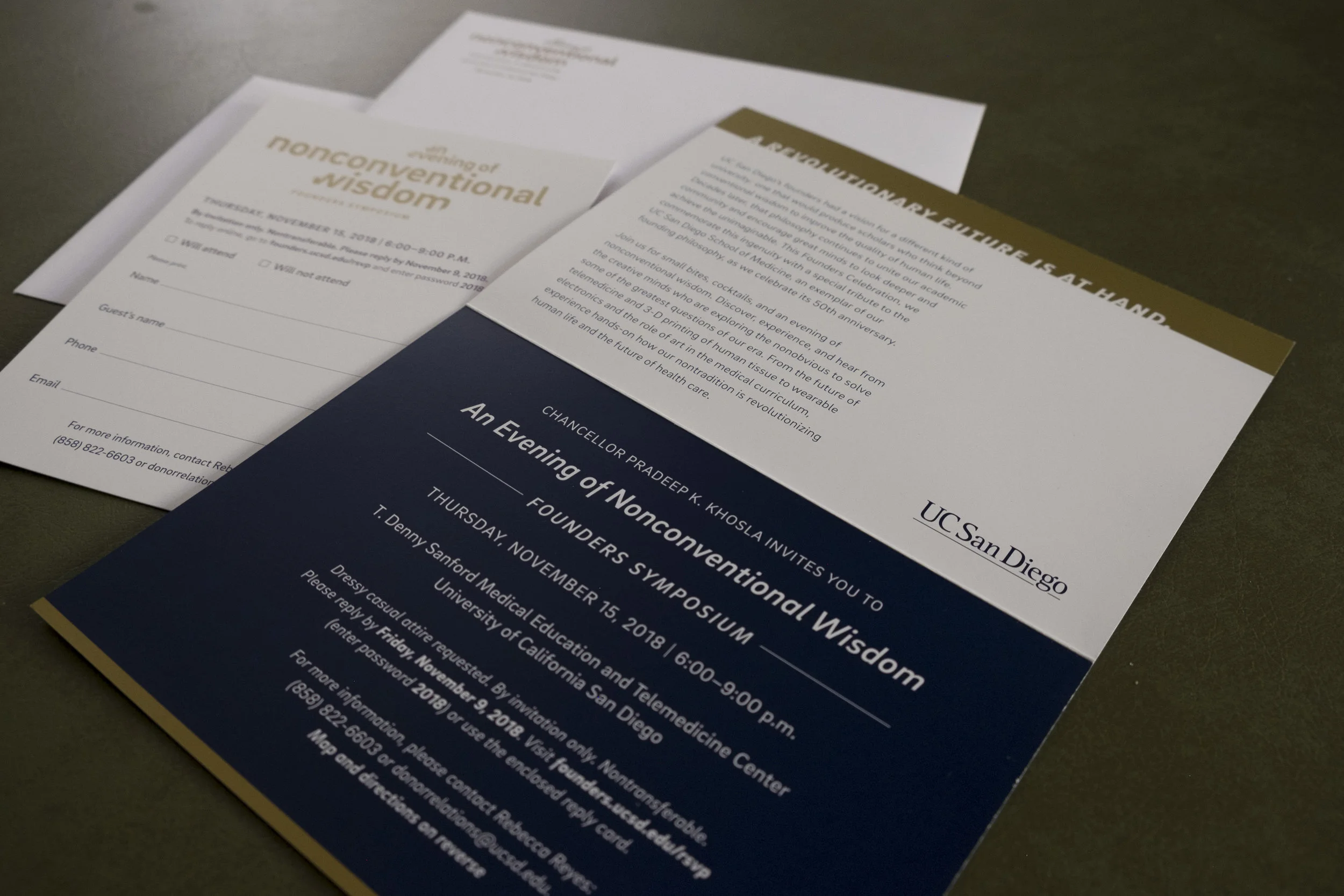 2018 Founders Symposium Invitation Suite