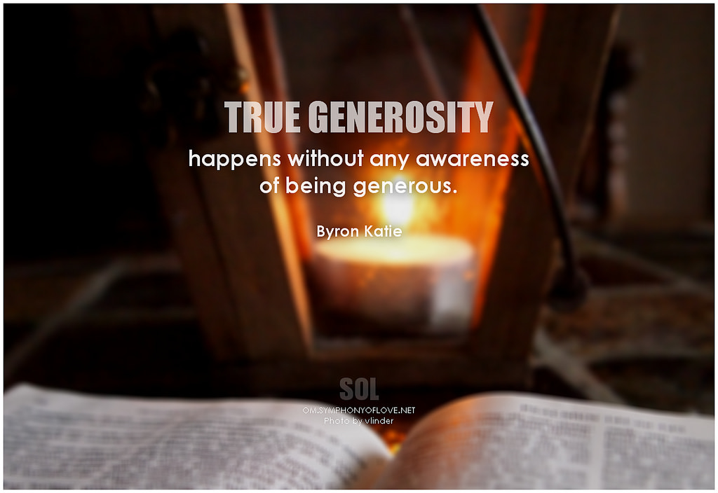generosity