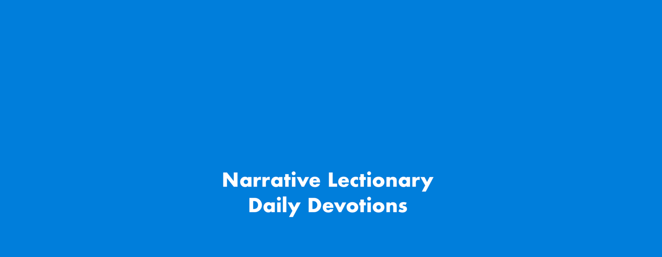 St John S Lutheran Church Devotions