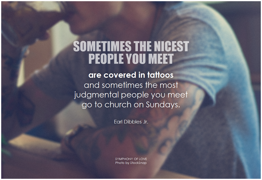 judging others