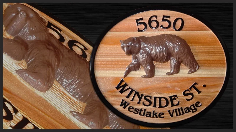 Winside St. Address HDU Sign