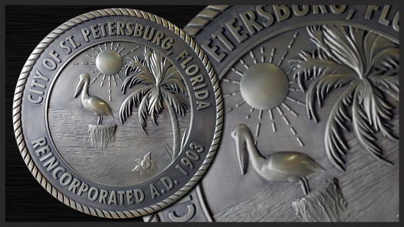 City of St. Petersburg Florida 3D Seal