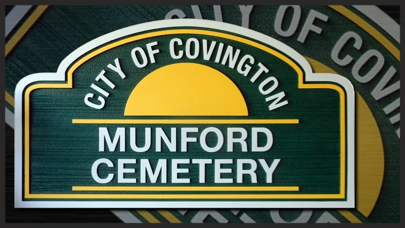 HDU Sign Munford Cemetery