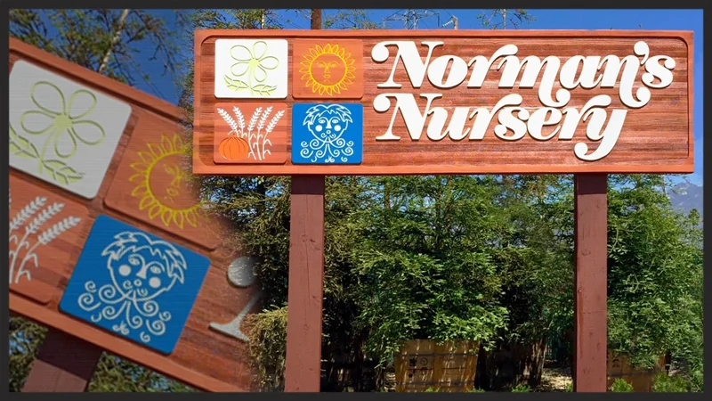 Norman's Nursery Monument Sign