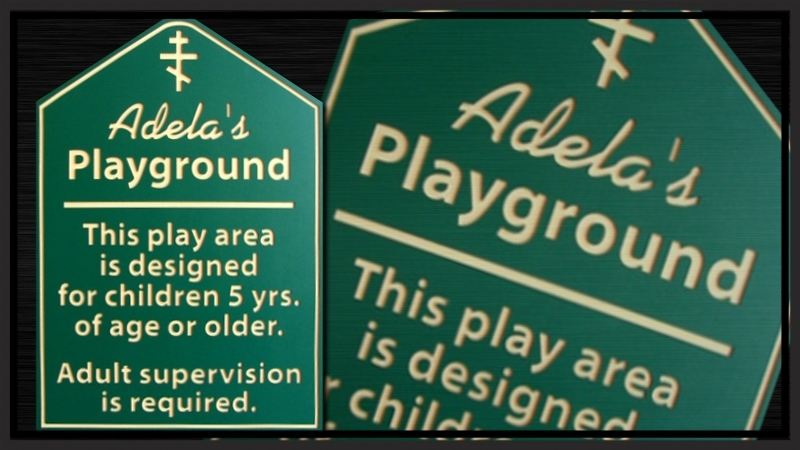 Adela's Playground HDPE Green/Tan/Green