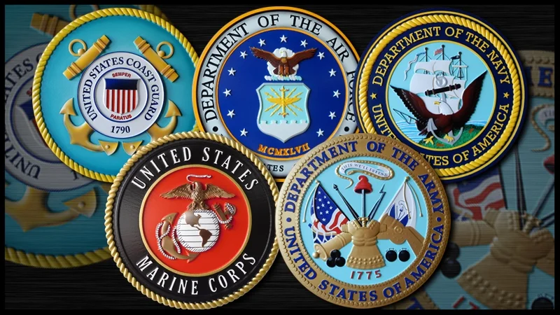 3D HDU Carved Military Seals