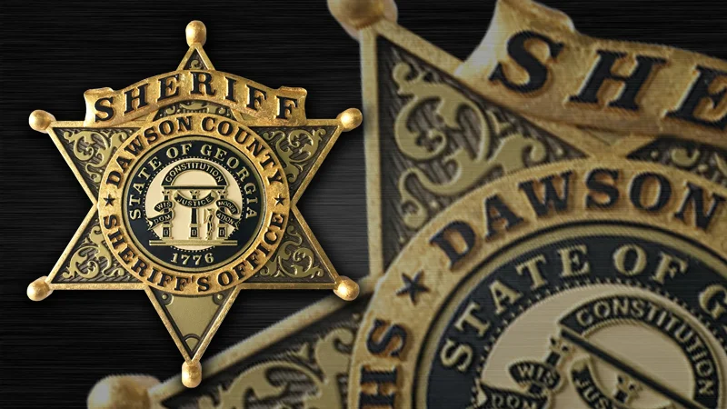 Dawson County Sheriff 3D Badge