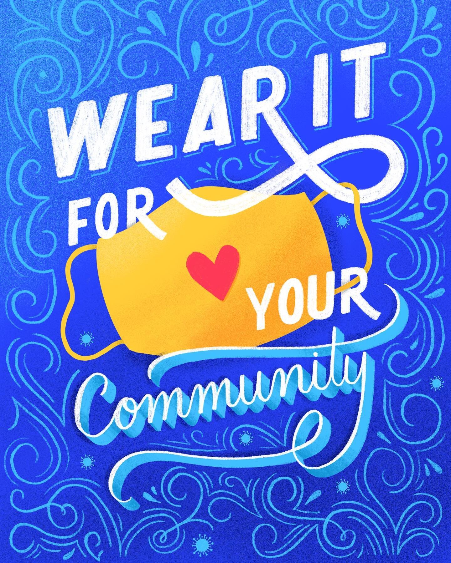 Wear your mask‼️😷 For your community, for your family, and for yourself 

[...]
.
.
.
.
#handlettering #lettering #type #handtype #goodtype #designspiration #graphicdesign #typematters #dailytype #design #designspiration #handdrawntype #designeveryd