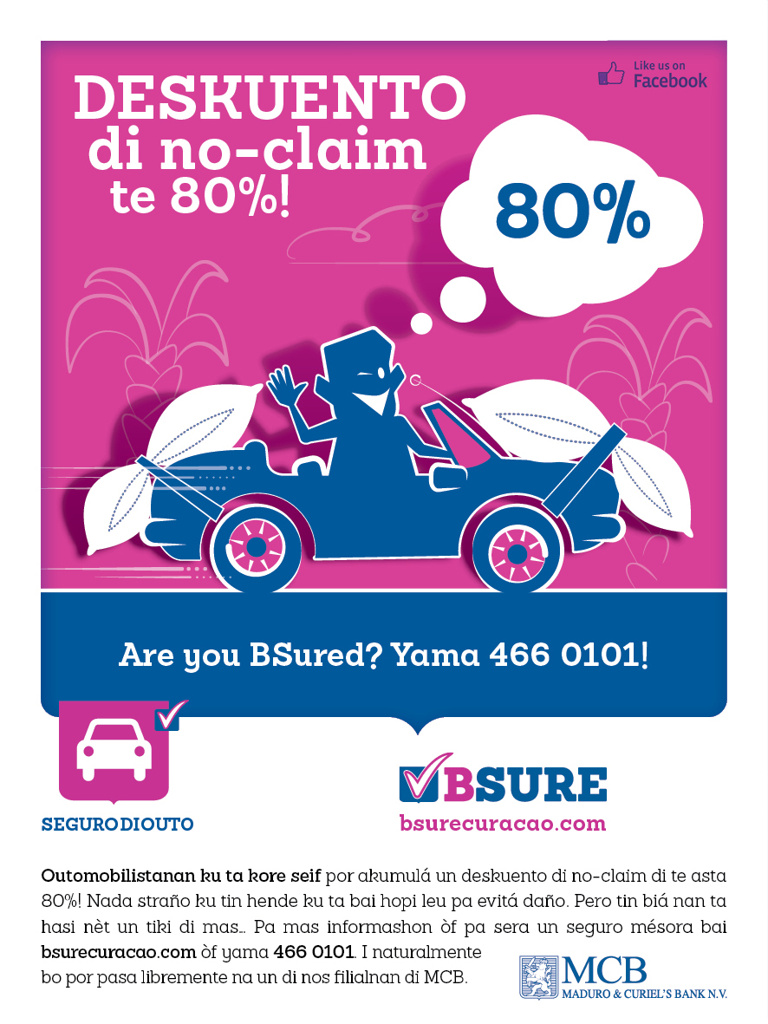 Ad for BSure's Car Insurance