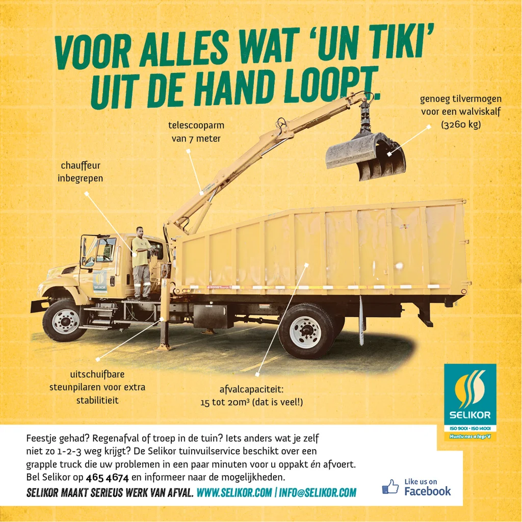 Ad for Selikor waste mangement services