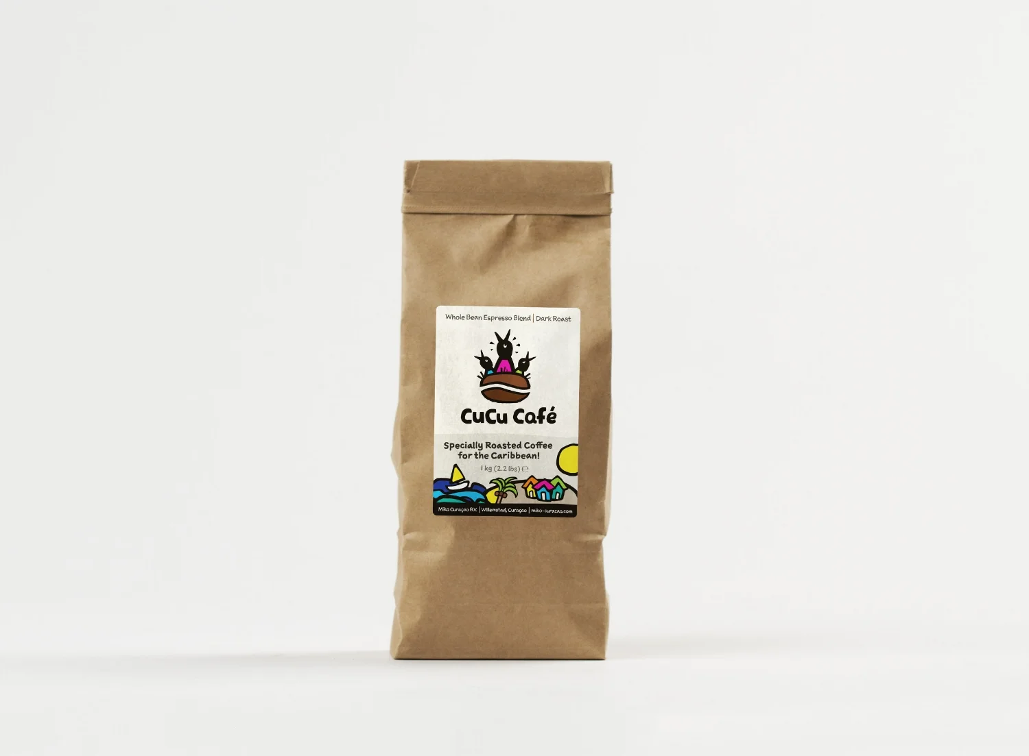 Cucu Coffee Label Design for Miko Curaçao