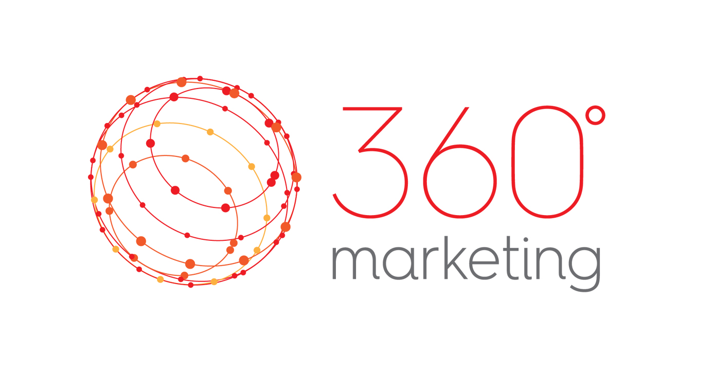 Logo for 360 Marketing in Surinam