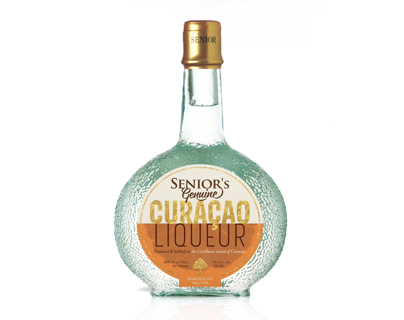 Curaçao Liqueur | Label design for Senior's Triple Sec
