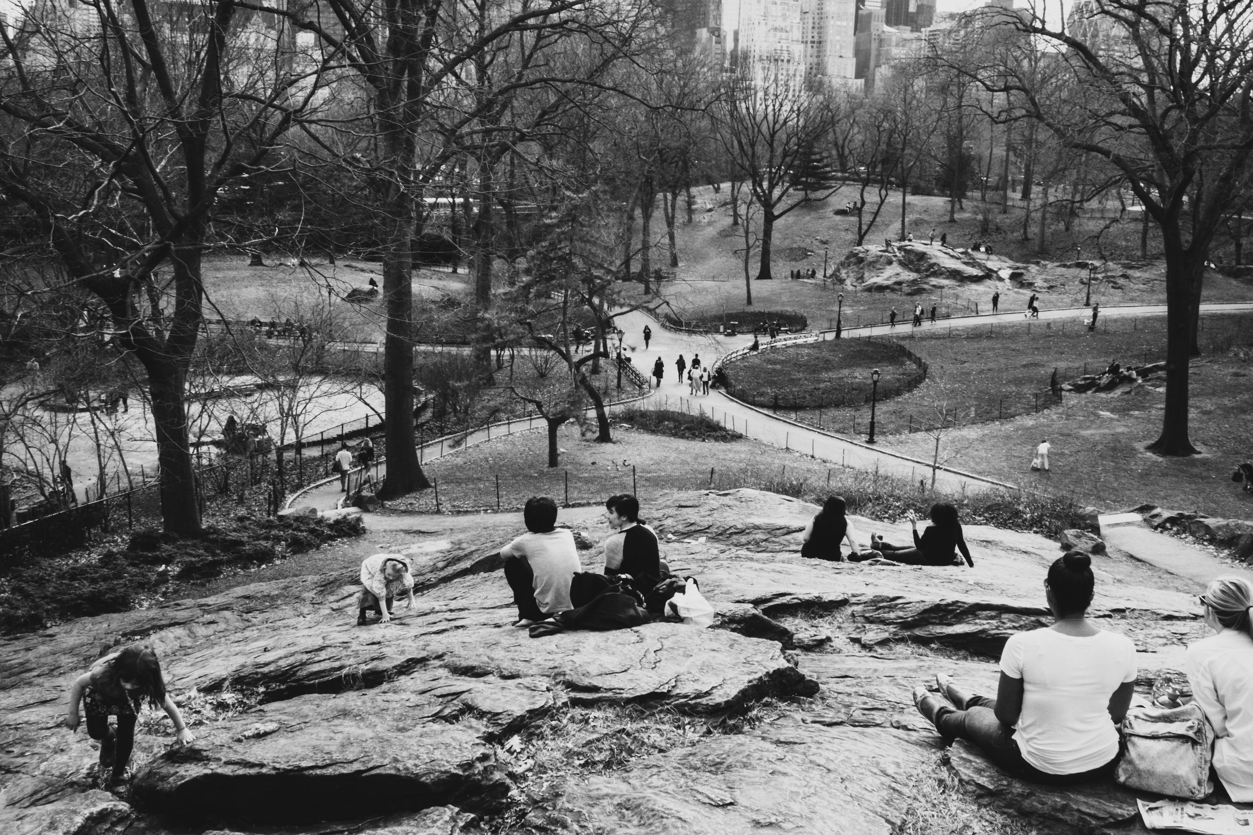 The Umpire Rock at Central Park, New York