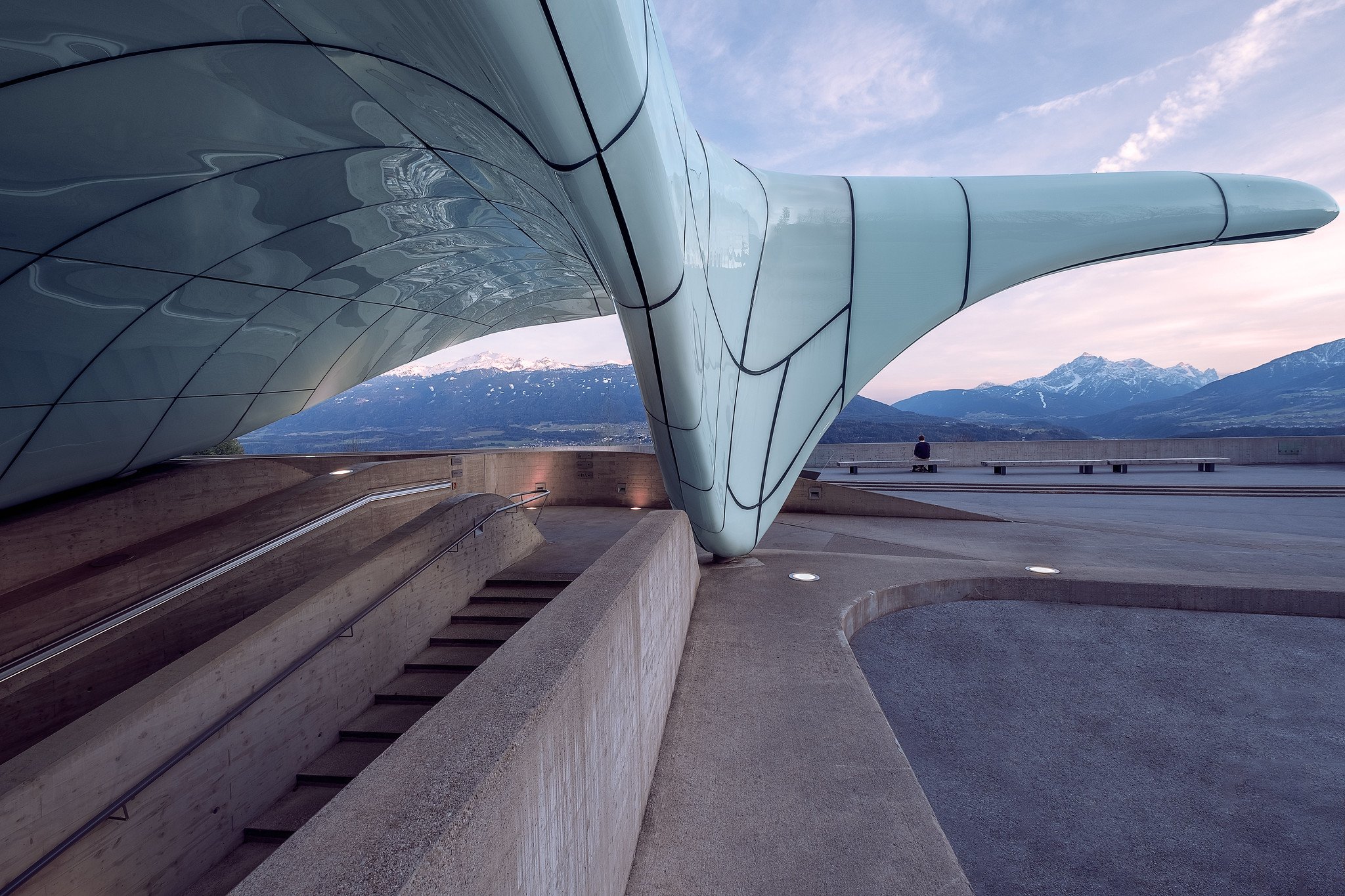 Hungerburgbahn in Innsbruck, Austria by Zaha Hadid Architects