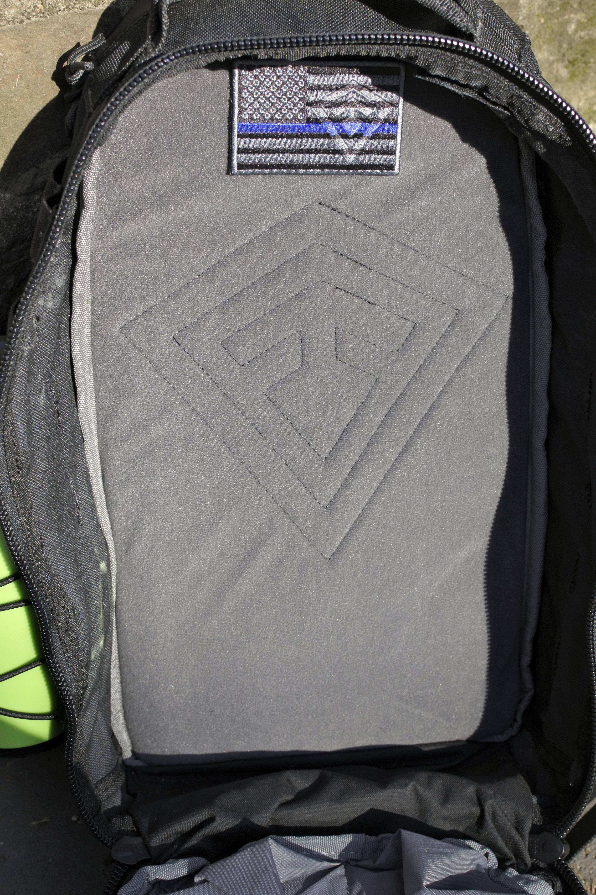The patch shown here is NOT included with the pack. 