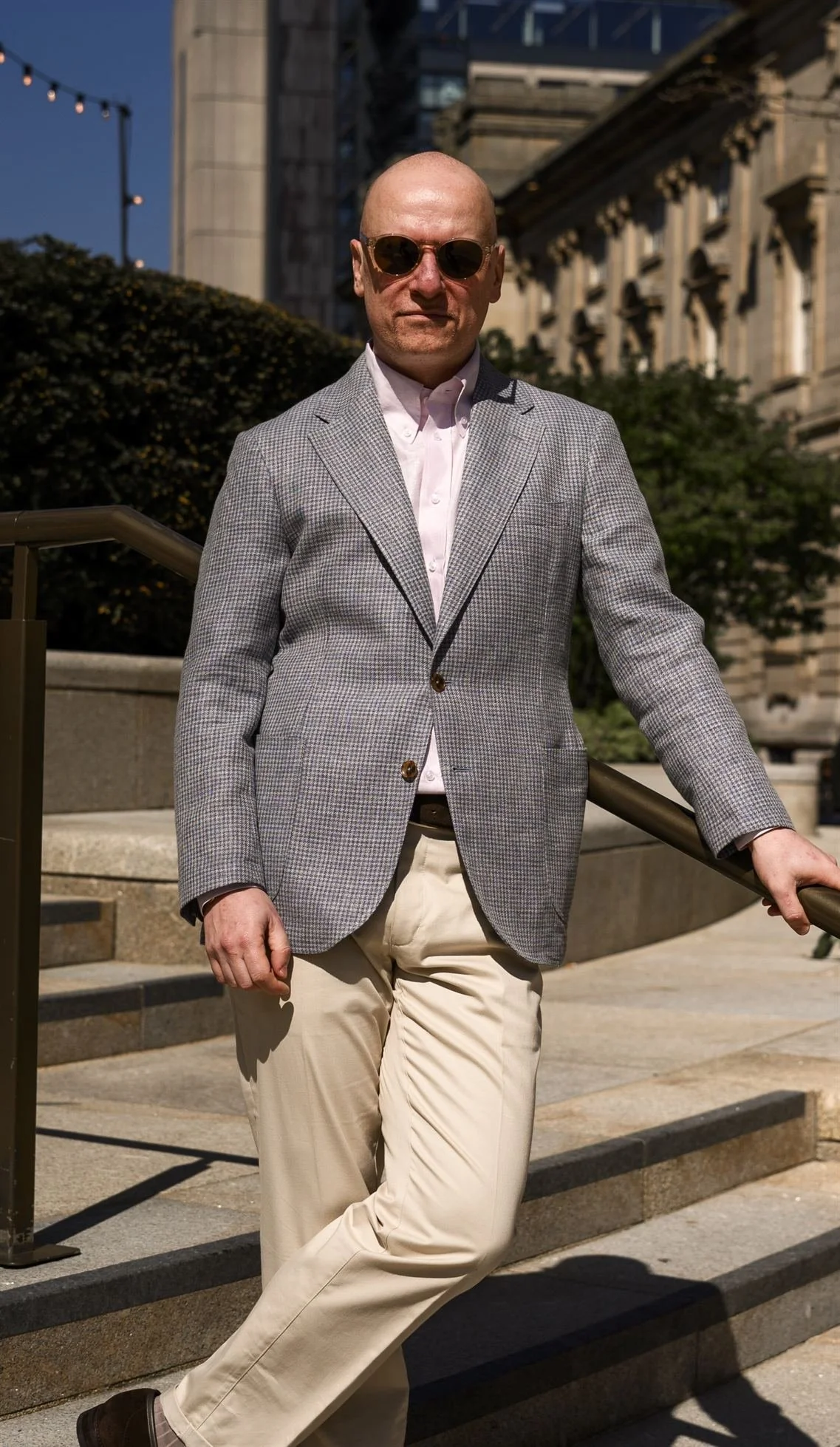 Unstructured Jacket in Drago Wool &amp; Linen - SS2026